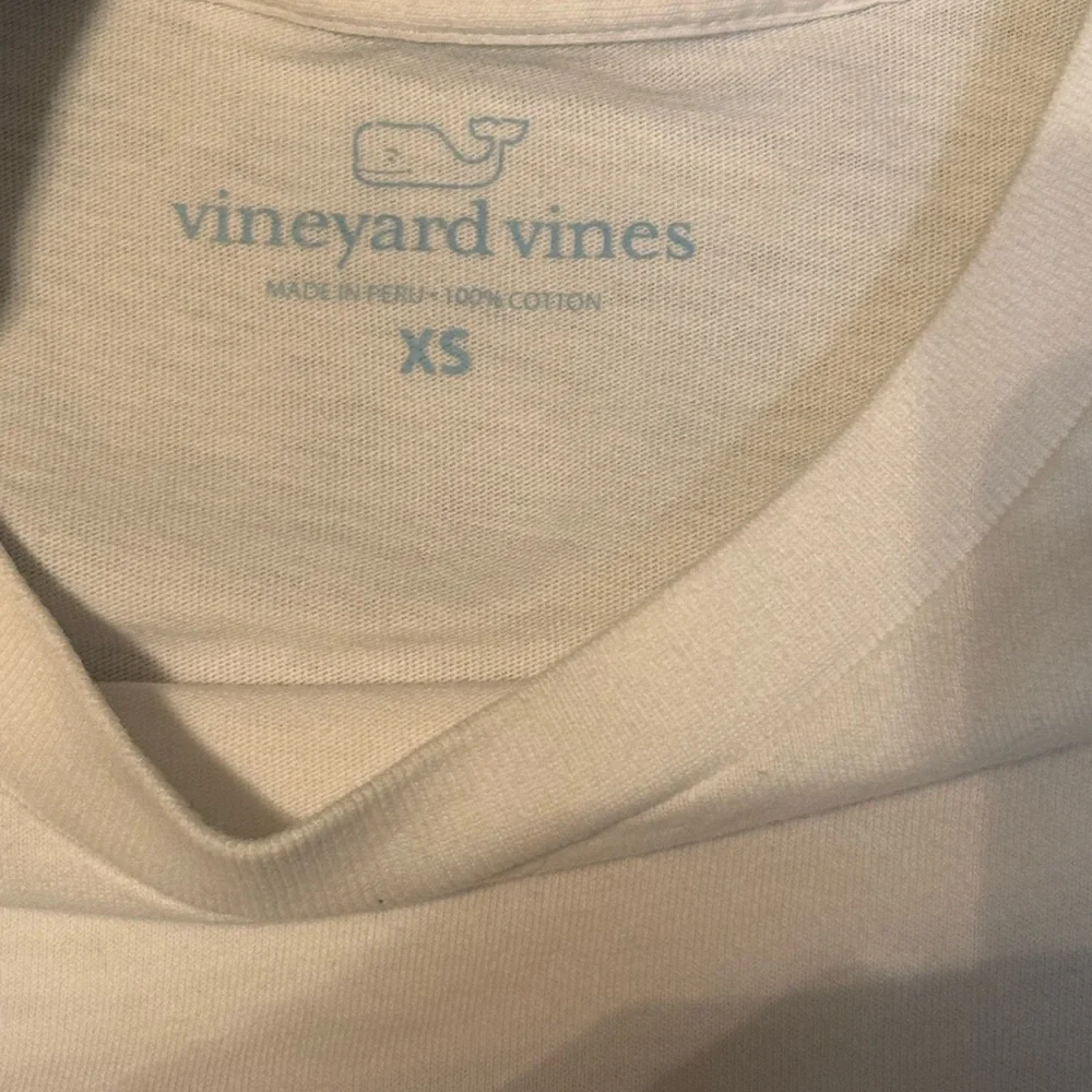 Vineyard Vines Shirt‎ Men's Long Sleeve Pocket T-Shirt X-Small White